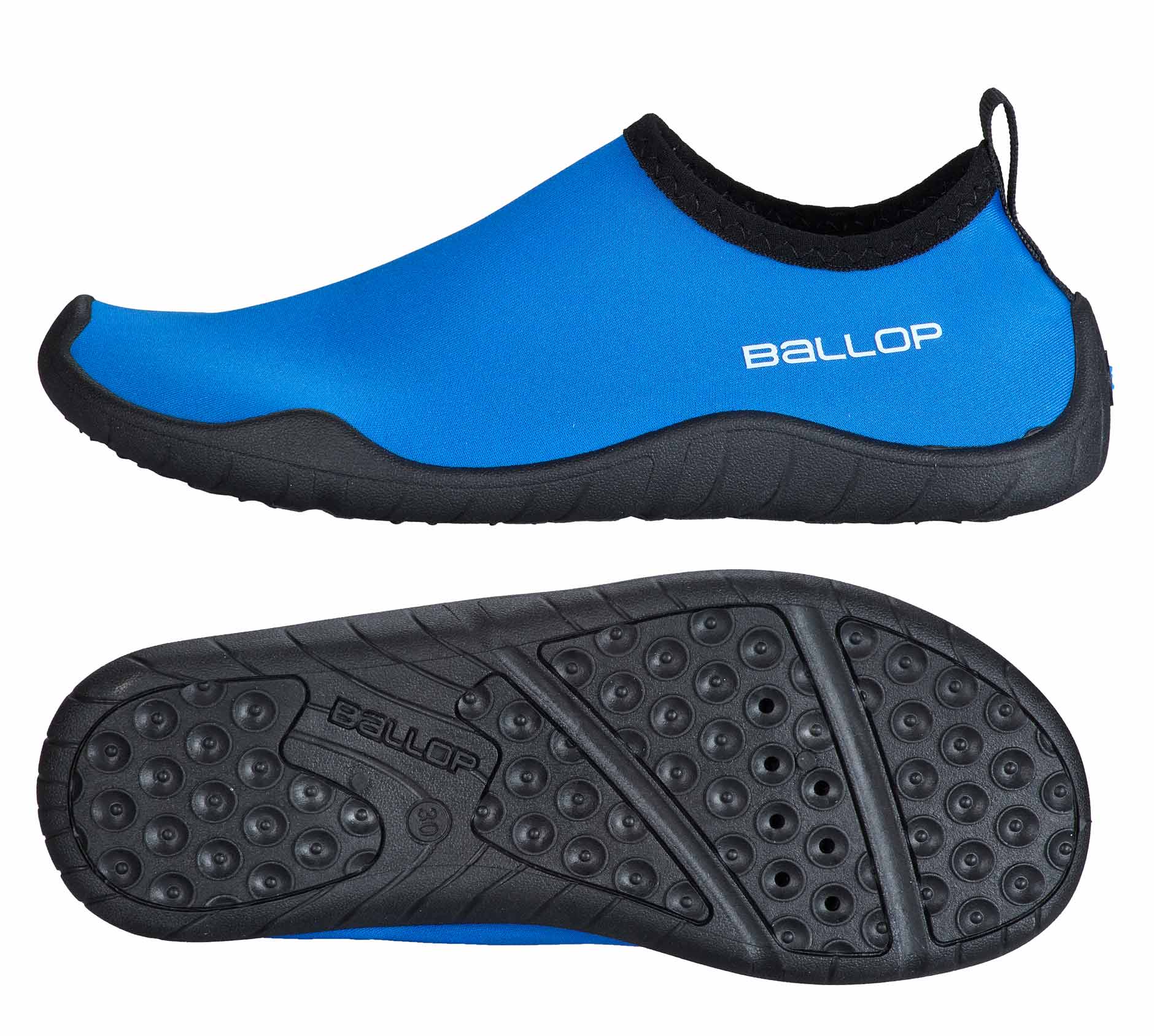 Wasserschuh, Gummischuh, Neopren-Schuh, Gummi-Sohle, Blau