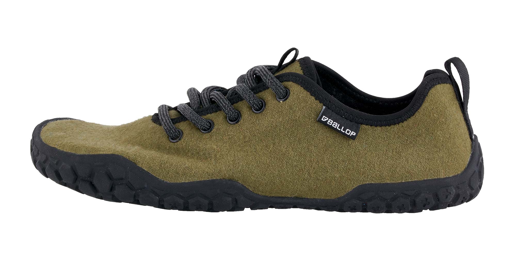 BALLOP Barfußschuhe Corso olive