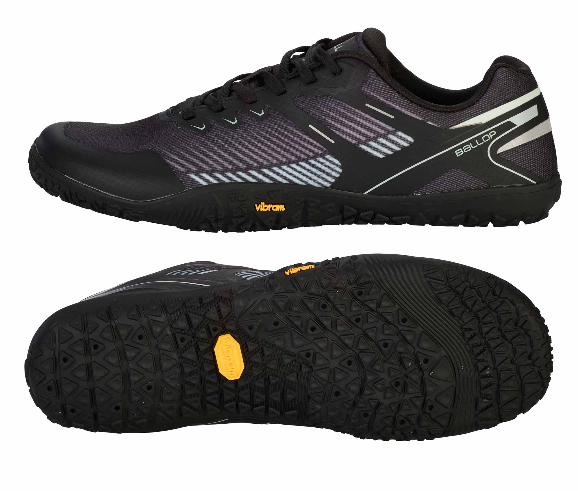 Laufschuh, Herrenlaufschuh, Trail-Schuh, Gummi-Außensohle, Vibram-Sohle
