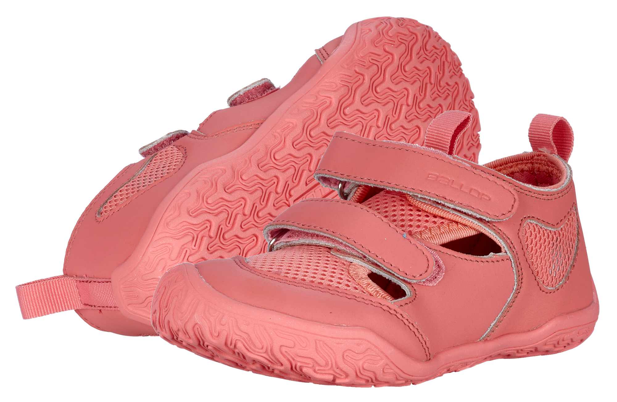 Sandal, Wanderschuh, Gummi-Sohle, Mesh, Rosa