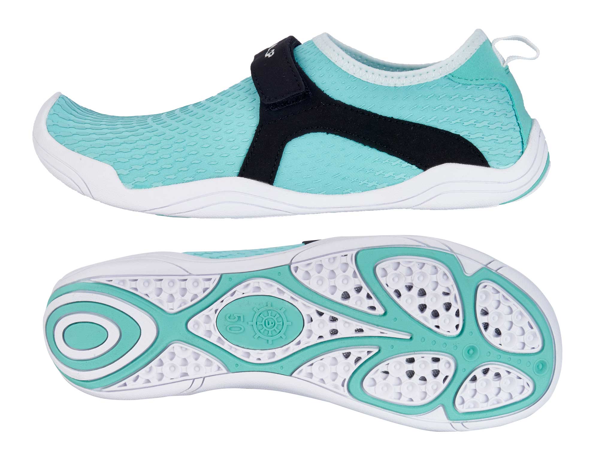 Sneaker, Athletic shoe, Mesh upper, Himmelblau, Weißer Schuhsohle