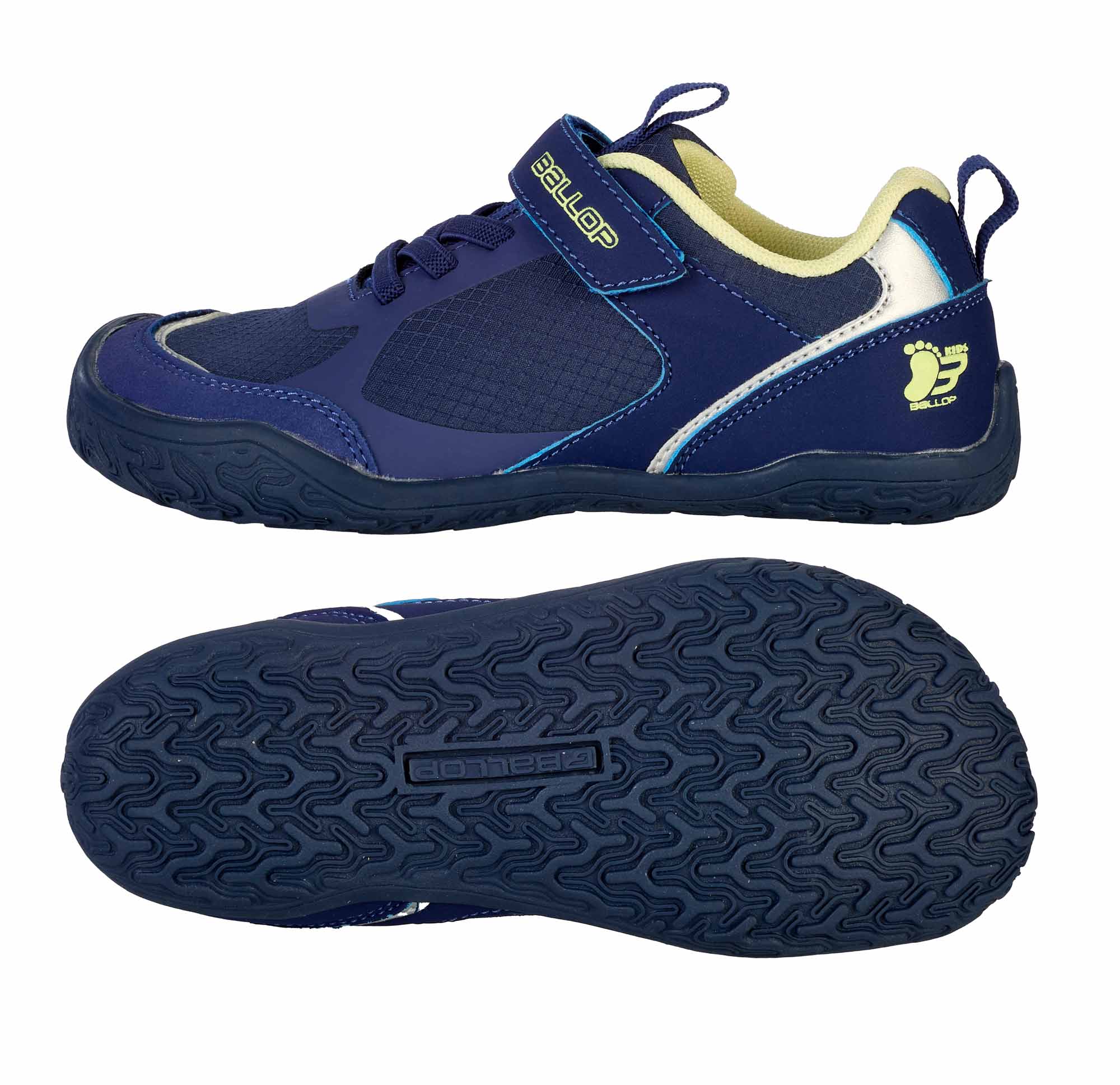 Sneaker, Kinderschuh, Blau, Klettverschluss, Gummisohle