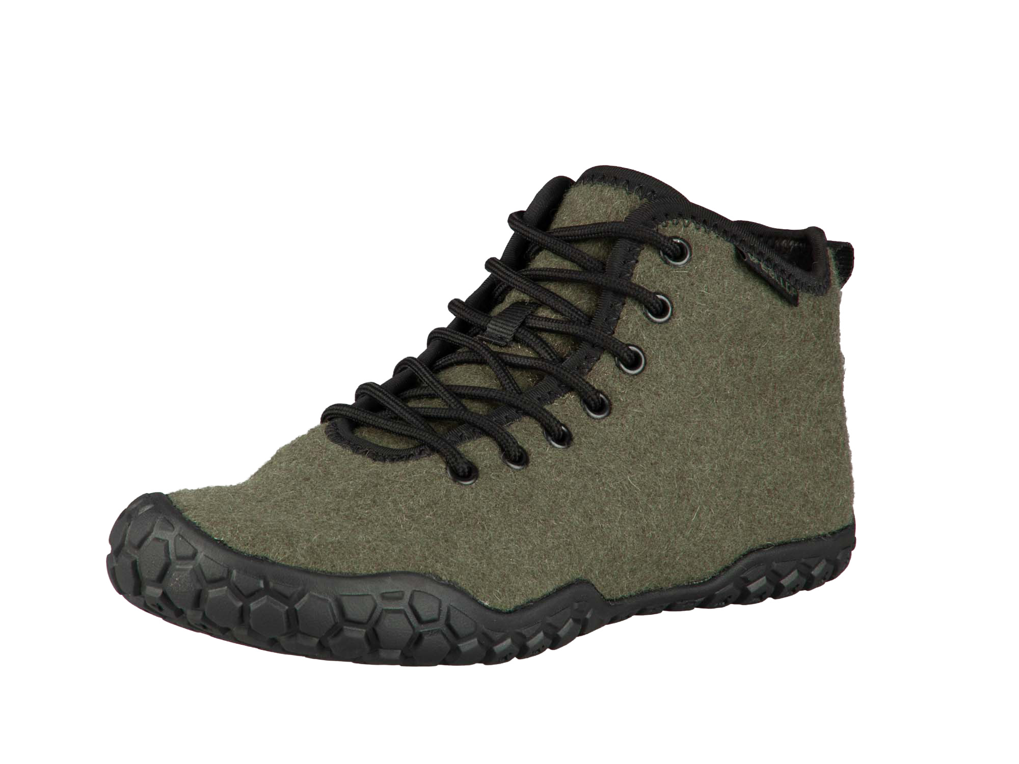 Stiefel, Wanderschuh, Hiking, Olive Grün, Gummi Sohlenprofil