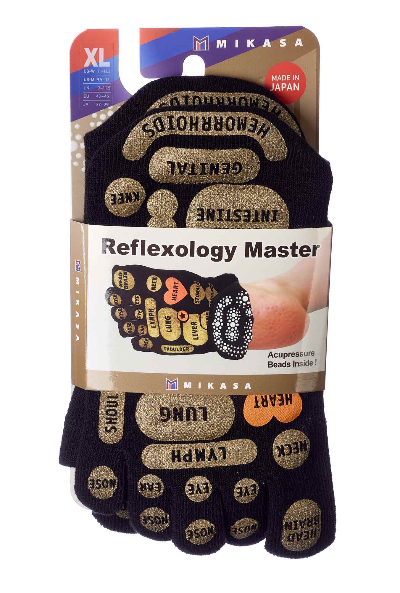 Mikasa Reflexology Master Zehensocken toe socks, 390321