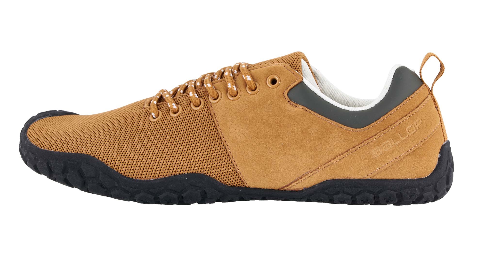 BALLOP Barfußschuhe Bneed cognac